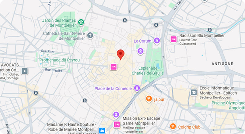 Lien vers la position de Lemon Studio sur Google Maps